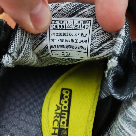 Skechers Men's Relaxed Fit Melson - Chad slip on - Gray Canvas - Size 10.5 - Picture 6 of 8